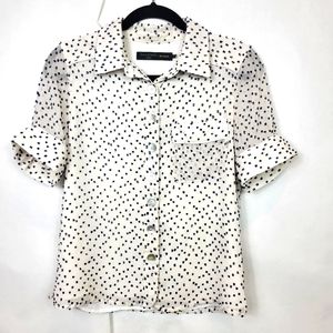 House of harlow polka dot blouse